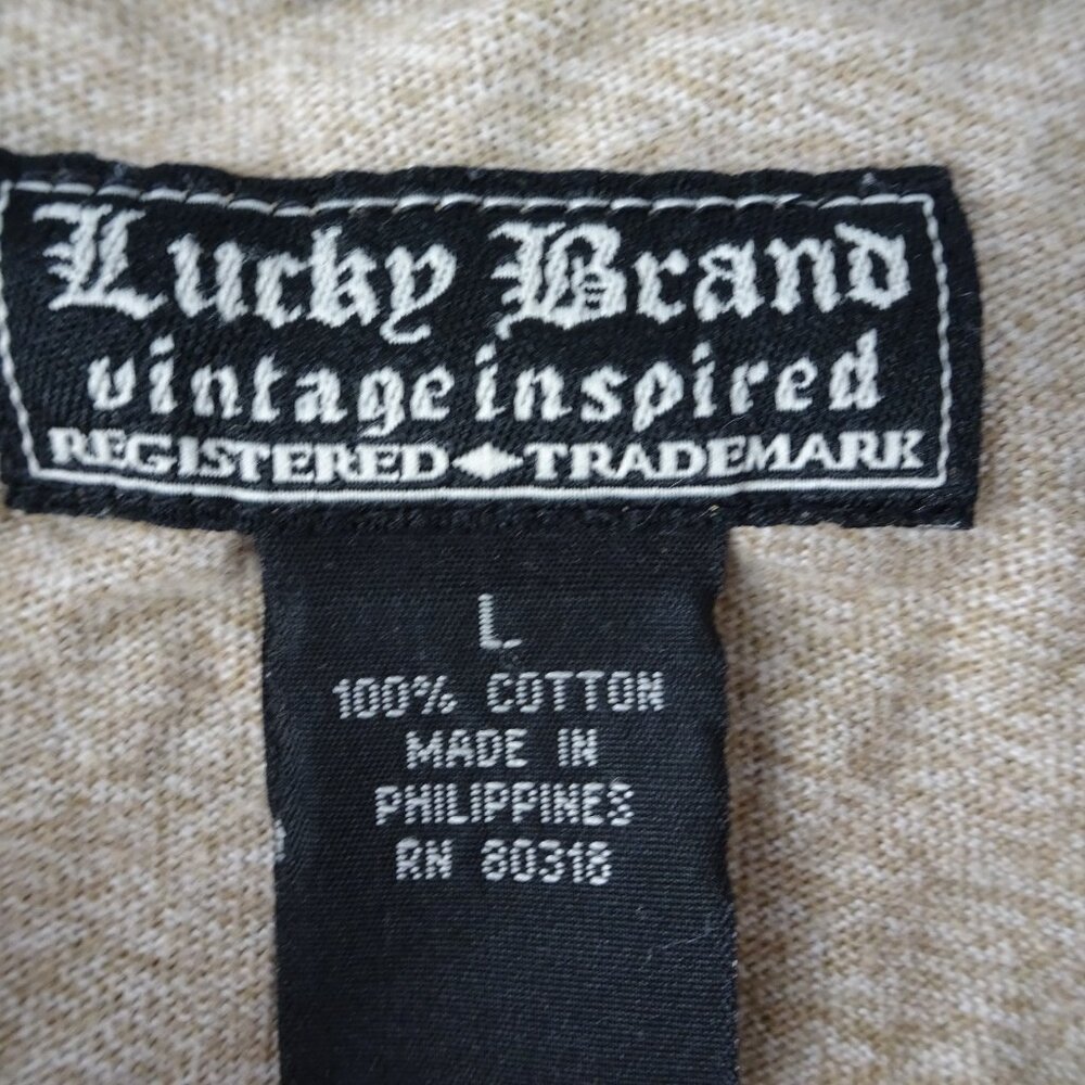 Lucky Brand Vintage Inspired First Nine Brooklyn Sluggers Shirt Size L - Picture 5 of 7